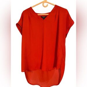 Simply Vera Vera Wang Bright Red Blouse